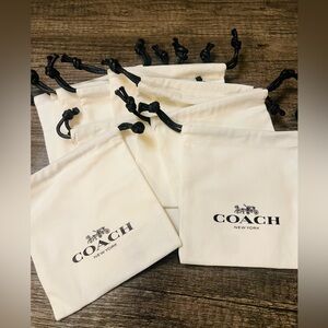 Coach pouches set of 10 bags